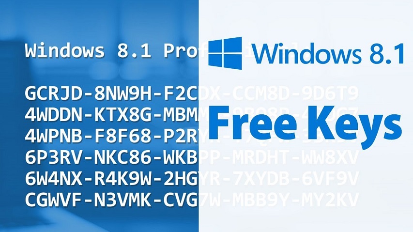 Danh sách đầy đủ key cài Win 8.1 miễn phí, cập nhật mới nhất