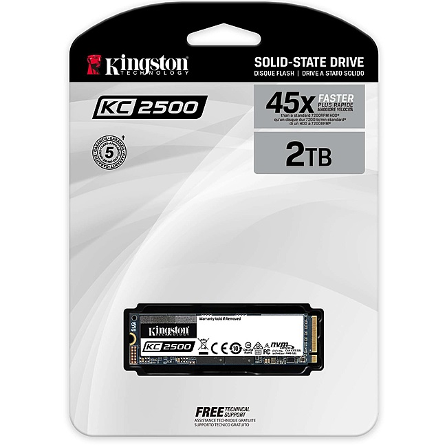 Ổ cứng SSD 2TB NVMe Kingston KC2500 SKC2500M8 - Hàng Chính Hãng0