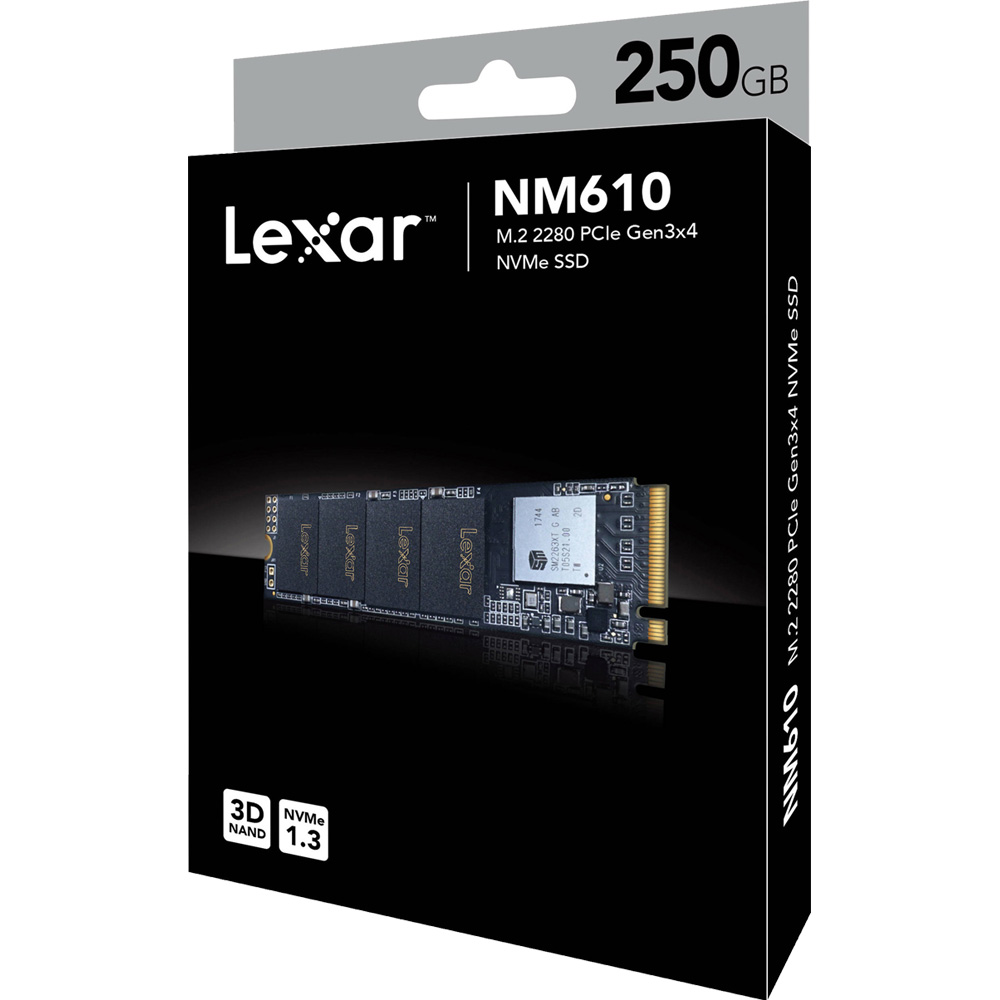 Ổ cứng SSD 250GB M.2 2280 NVMe Lexar NM610 - Hàng Chính Hãng0