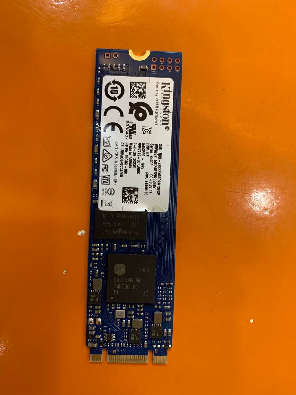 Ổ Cứng SSD 128GB M.2 Sata 2280 Kingston (Có DRAM)1