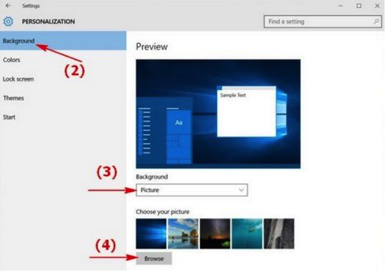 Hướng dẫn cách đổi hình nền máy tính Windows 10  Fptshopcomvn